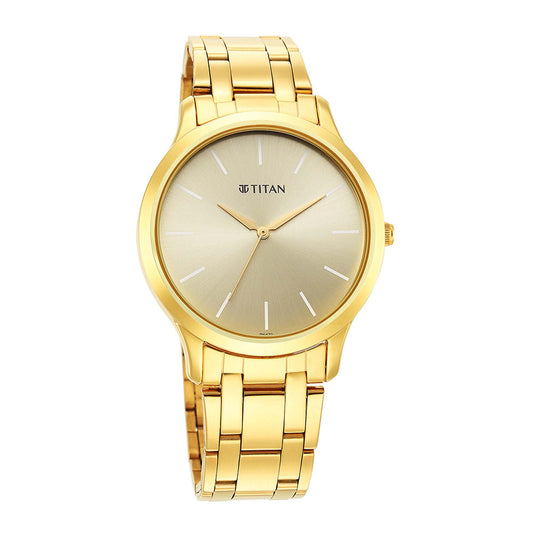 Karishma Radiance Champagne Dial Analog Watch for Men