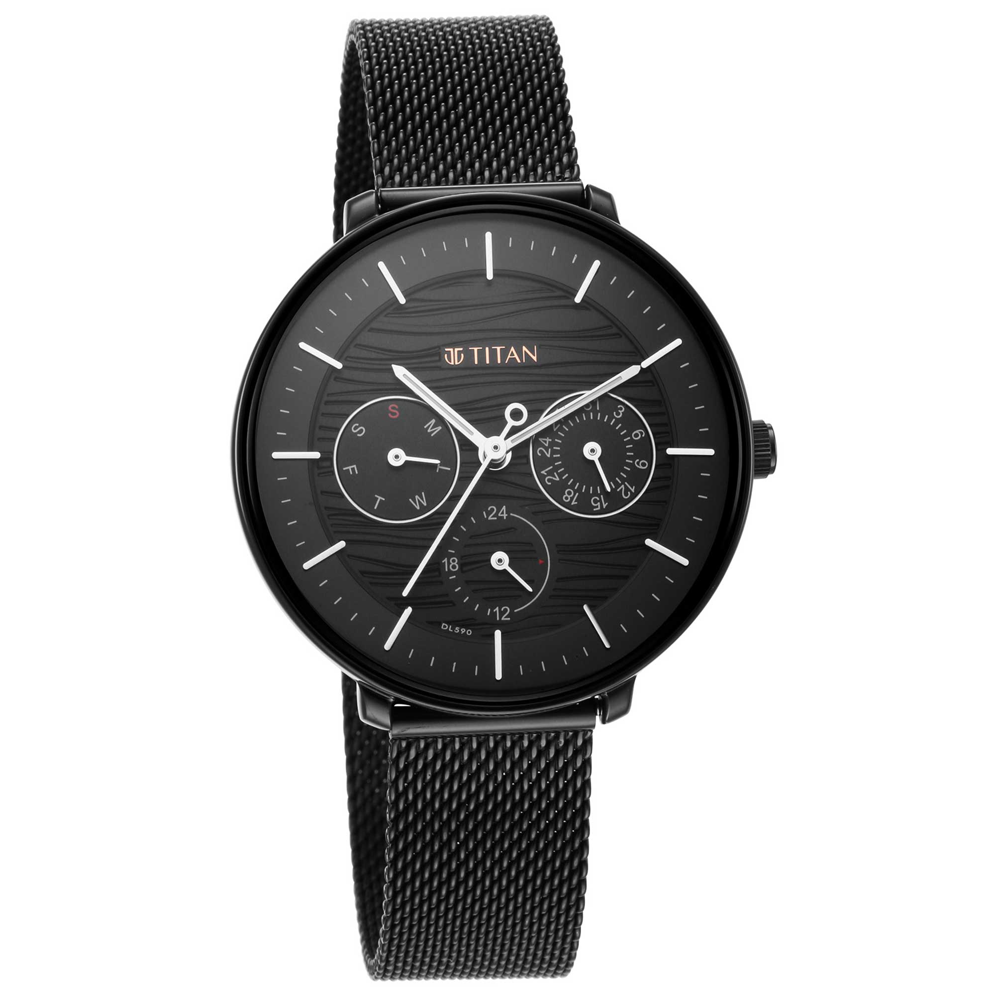 Titan Workwear Analog Stainless Steel Strap Watch for Women