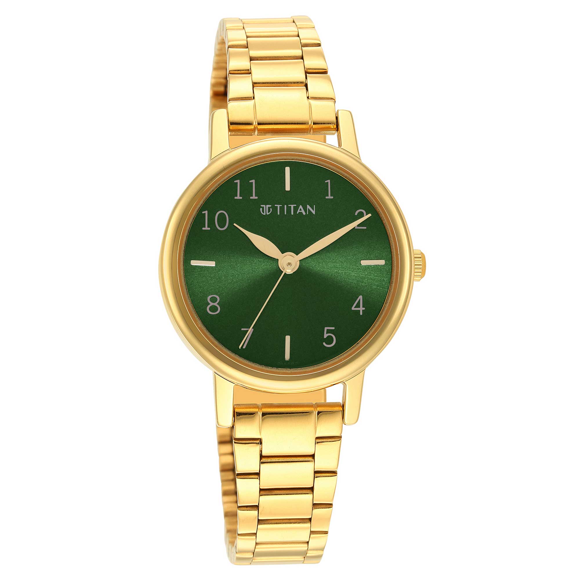 Titan Karishma Green Dial Analog Stainless Steel Strap watch for Women