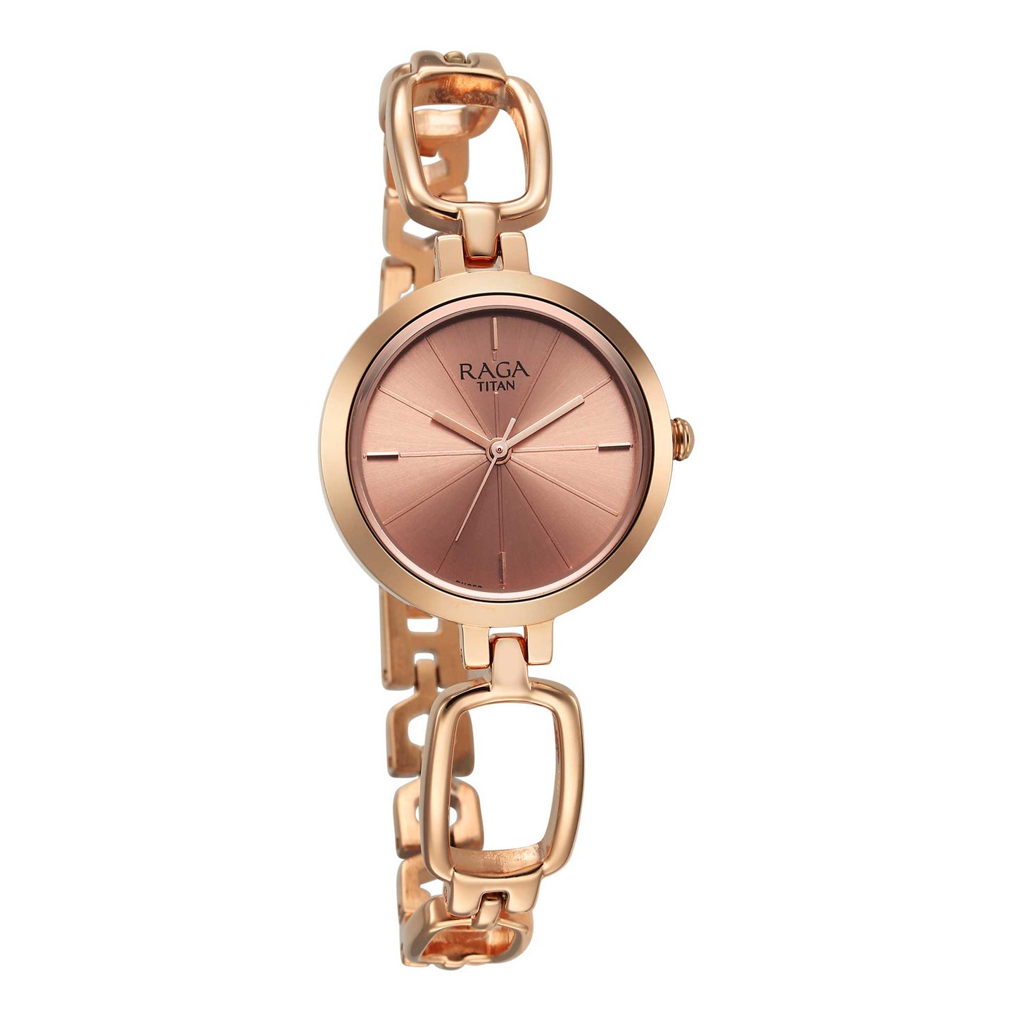 Titan Raga Rose Gold Dial Watch for Women