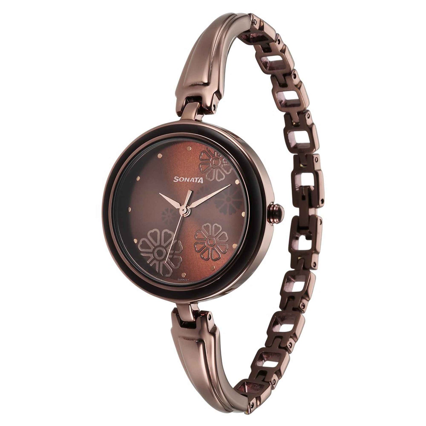 Sonata Utsav Brown Dial Watch for Women