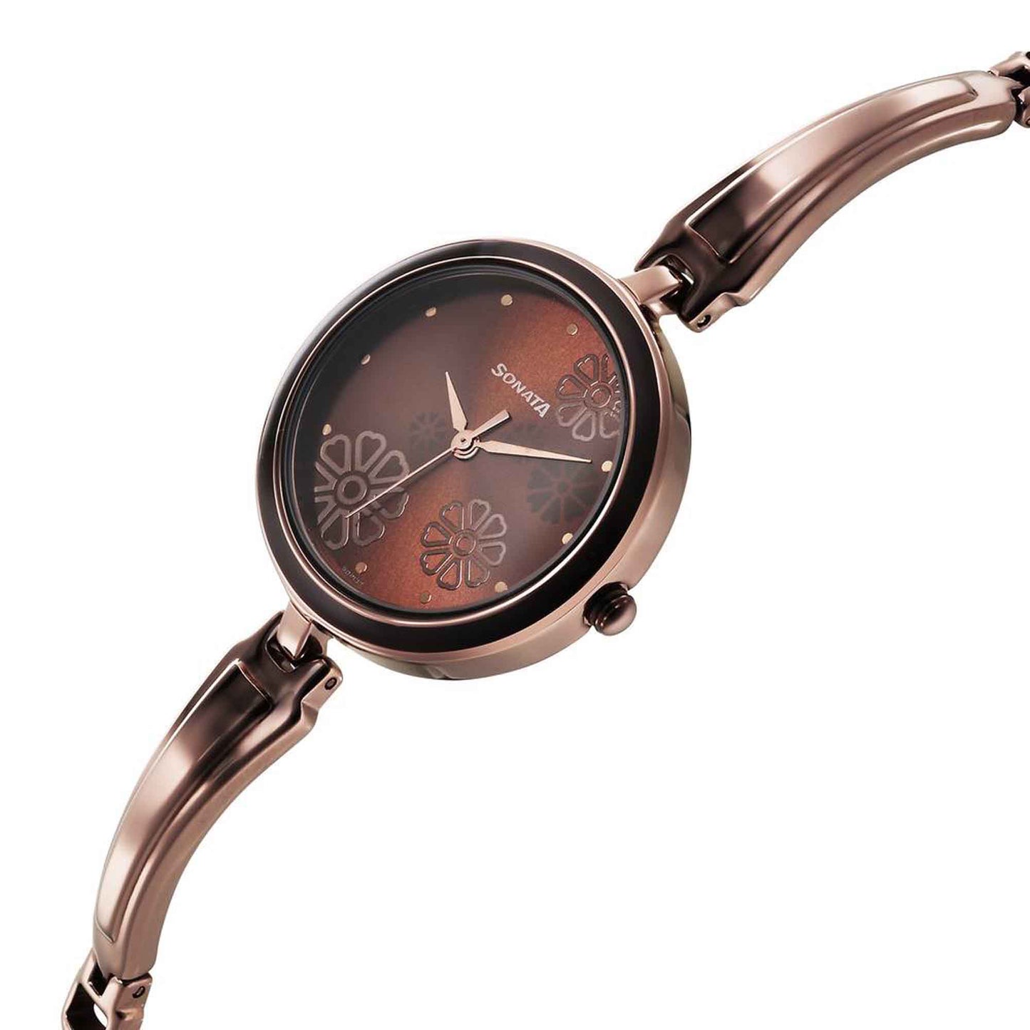 Sonata Utsav Brown Dial Watch for Women