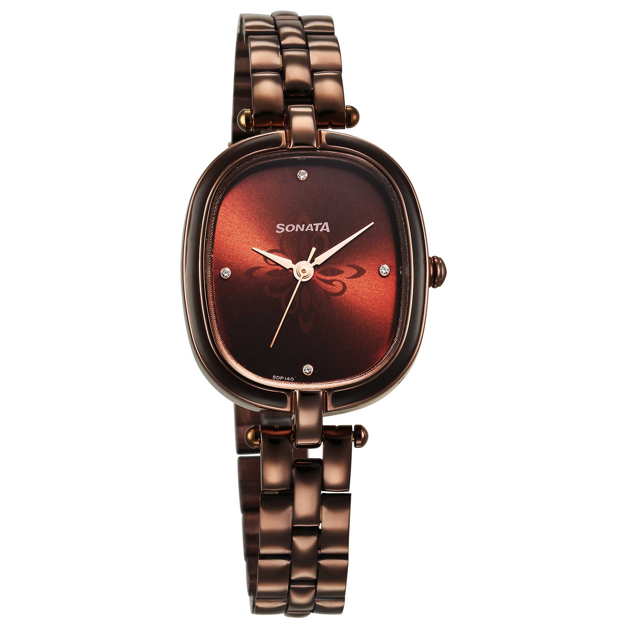 Sonata Utsav Brown Dial Watch for Women