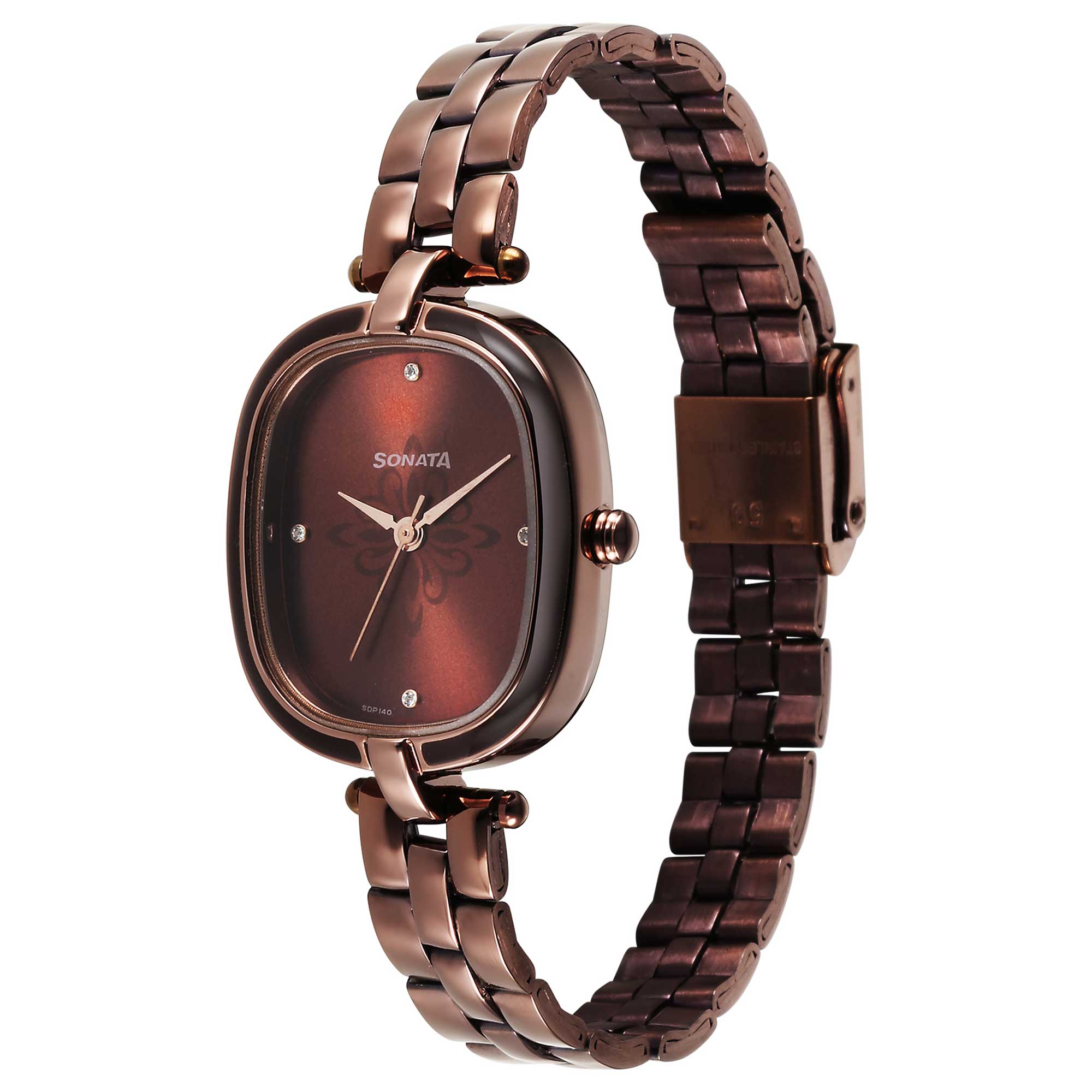 Sonata Utsav Brown Dial Watch for Women