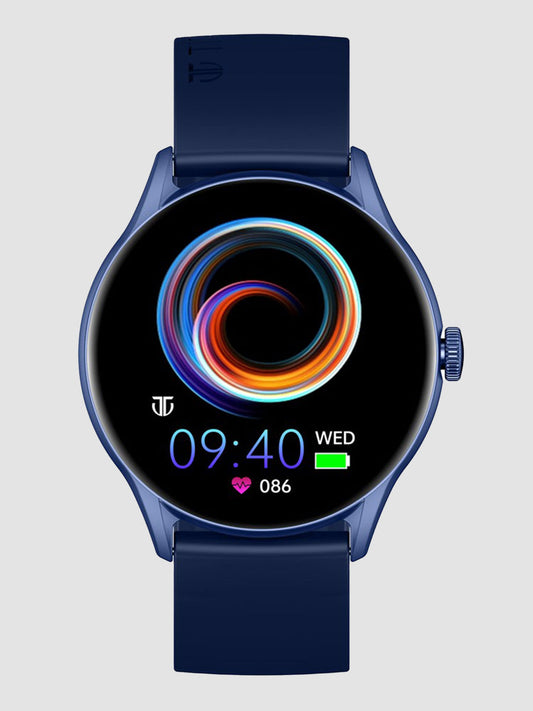 Titan Evoke Blue: Luminous AMOLED Display & Water-Resistant Smart watch 90172AP02