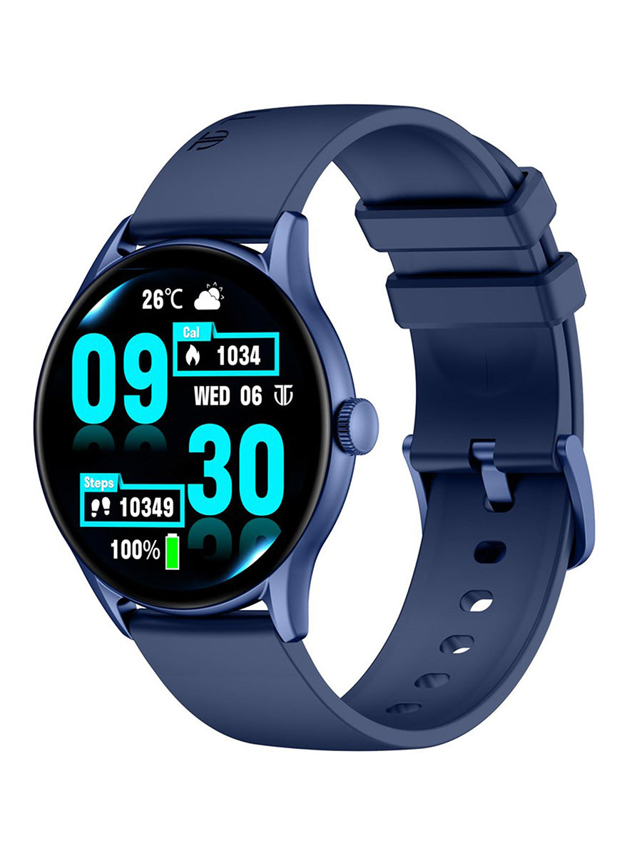 Titan Evoke Blue: Luminous AMOLED Display & Water-Resistant Smart watch 90172AP02