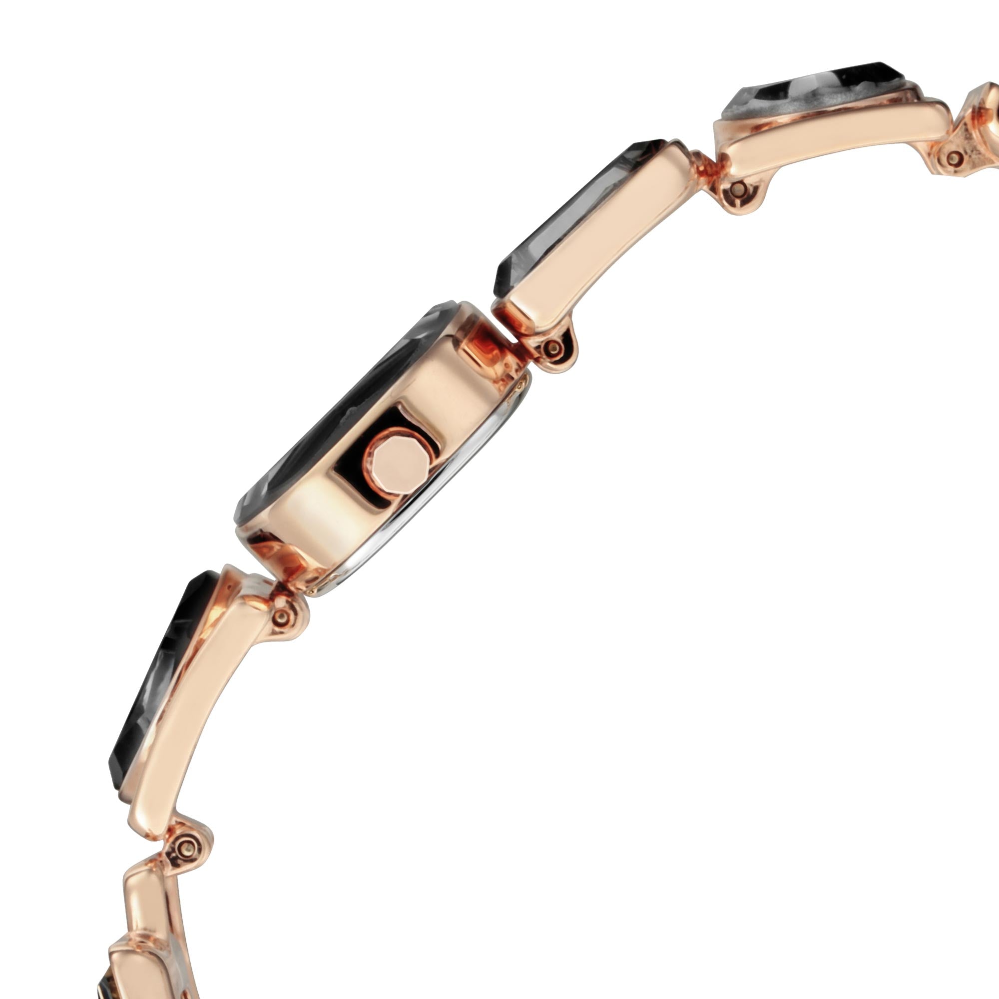 Đồng hồ nữ TITAN Facets 95118WM01 dây kim loại - Vàng hồng